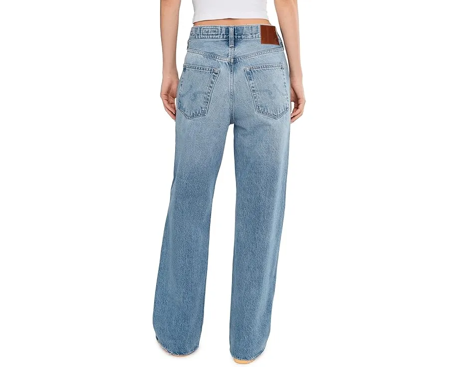 Джинсы AG Jeans Billie Relaxed Straight свободного прямого кроя из хлопка