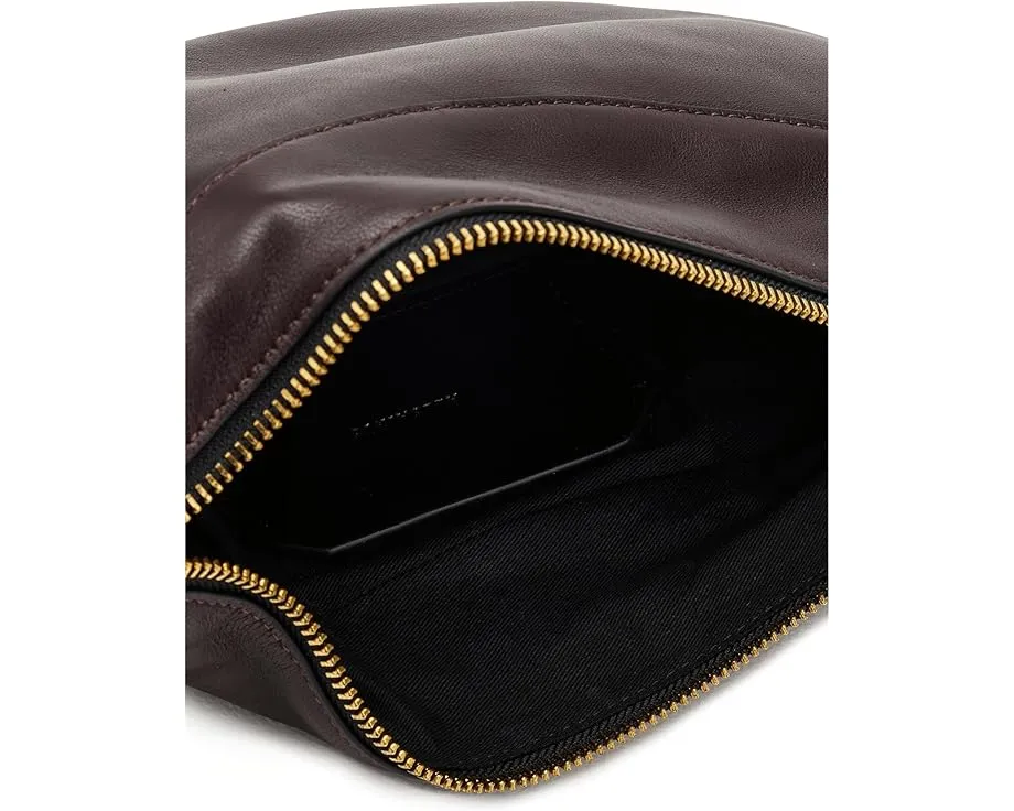 Микро-сумка AllSaints Luna из мягкой кожи с эффектом мягкого силуэта