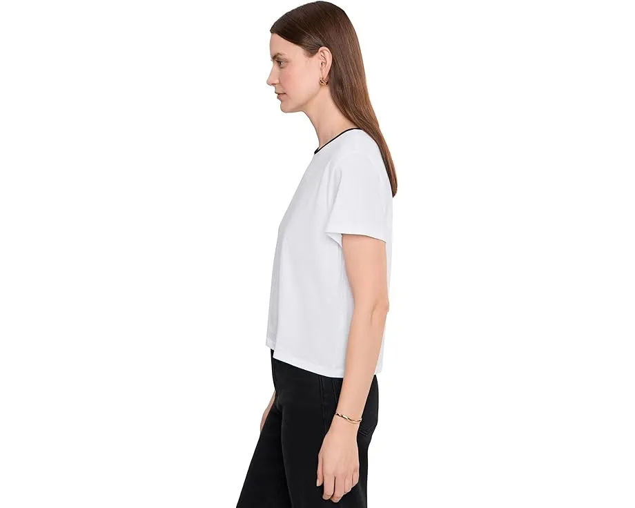 Lilla P топ Relaxed Crew с контрастной отстрочкой и свободным кроем