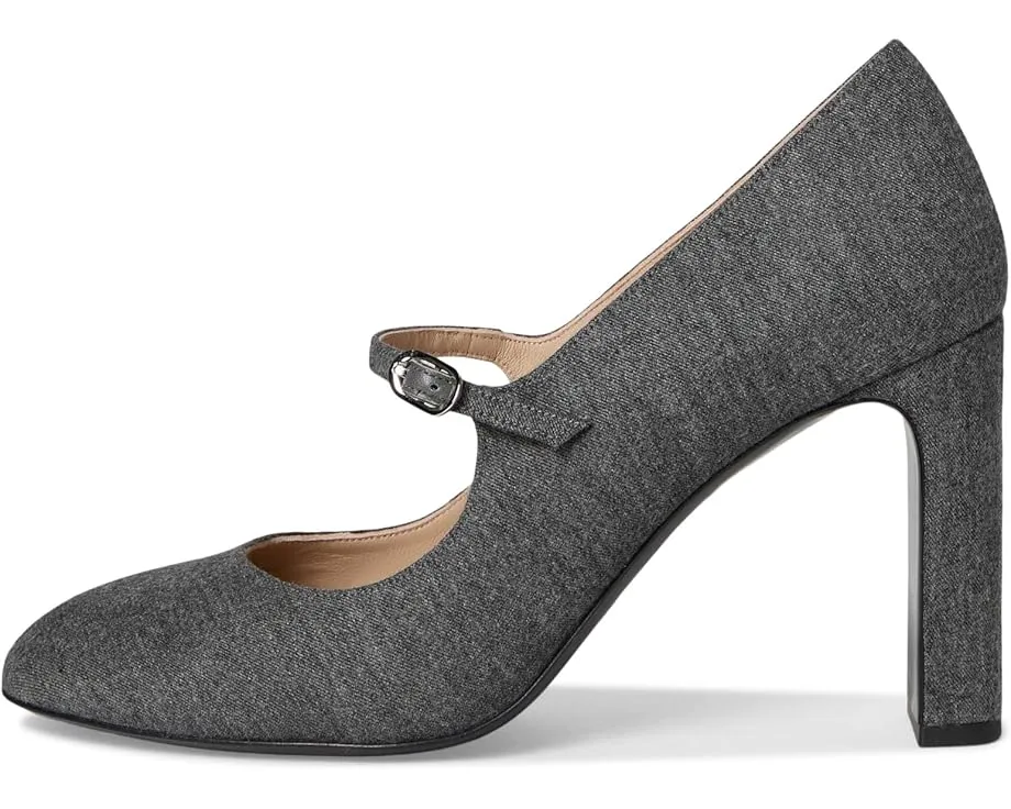 Stuart Weitzman Туфли Babette Mary Jane 85 с ремешком и миндалевидным мысом