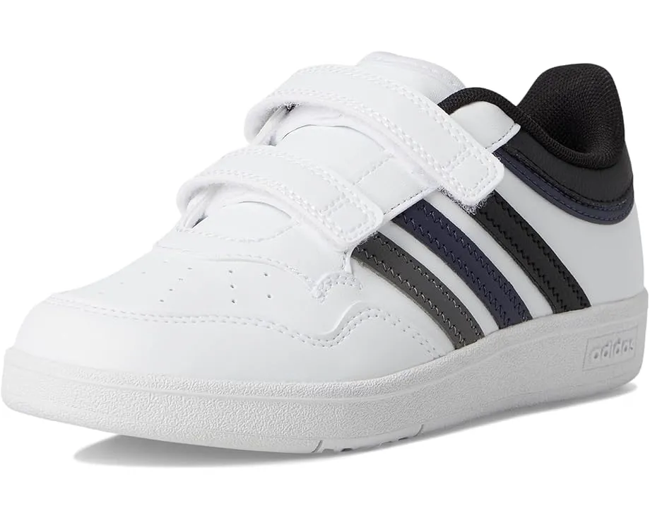 Детские кроссовки Hoops 4.0 от adidas с низким силуэтом и застежками на липучках
