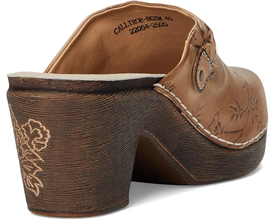 Клоги L'Artiste by Spring Step Calliroe с ручной росписью и регулируемой пряжкой