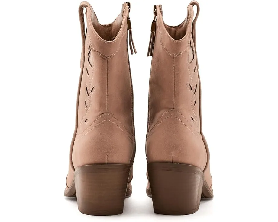 Ботильоны Flash Western Short Boots с острым носком и каблуком от Sam & Libby