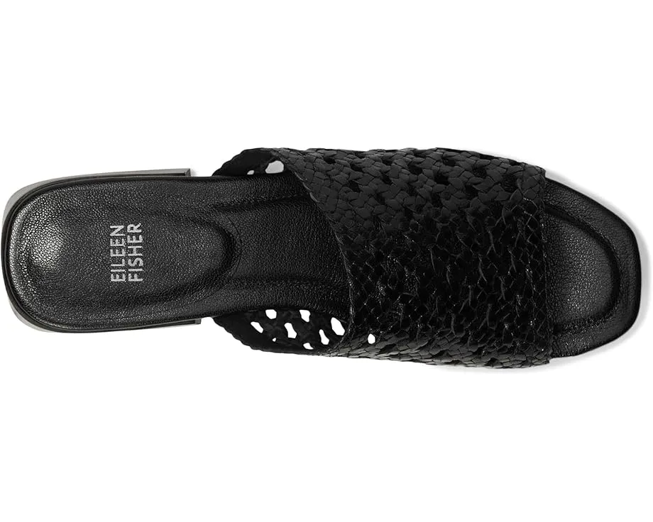 Eileen Fisher Сланцы Folie на устойчивом каблуке с плетеным верхом
