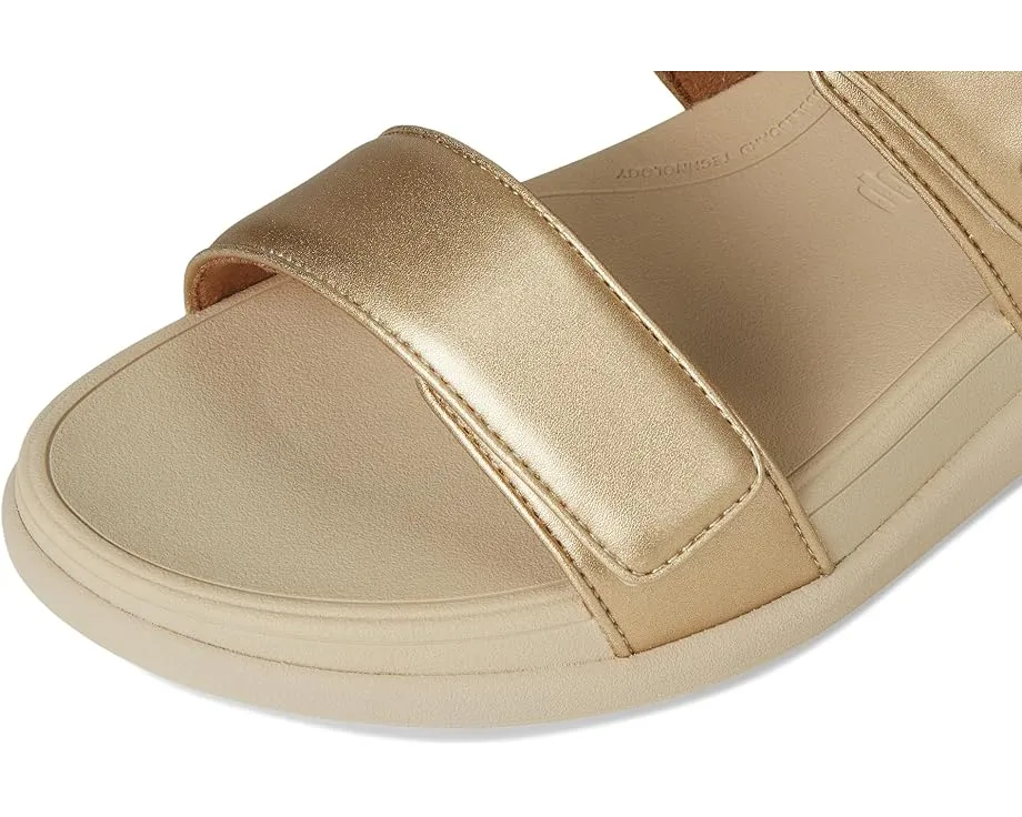 Сандалии FitFlop F-Mode Go Adjustable Flatform с регулируемыми ремешками и технологией Microwobbleboard