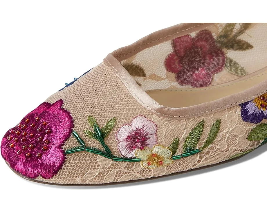 Балетки Blue by Betsey Johnson Nova с цветочной вышивкой и квадратным носком