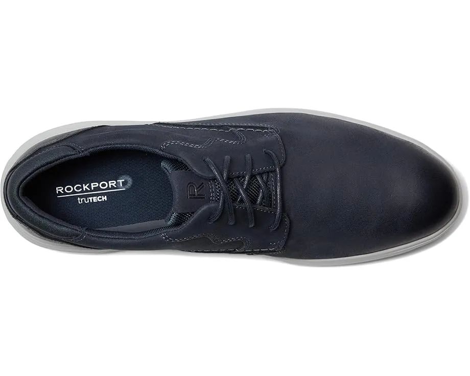 Кроссовки Rockport Noah Plain Toe с кожаным верхом и технологией truTECH