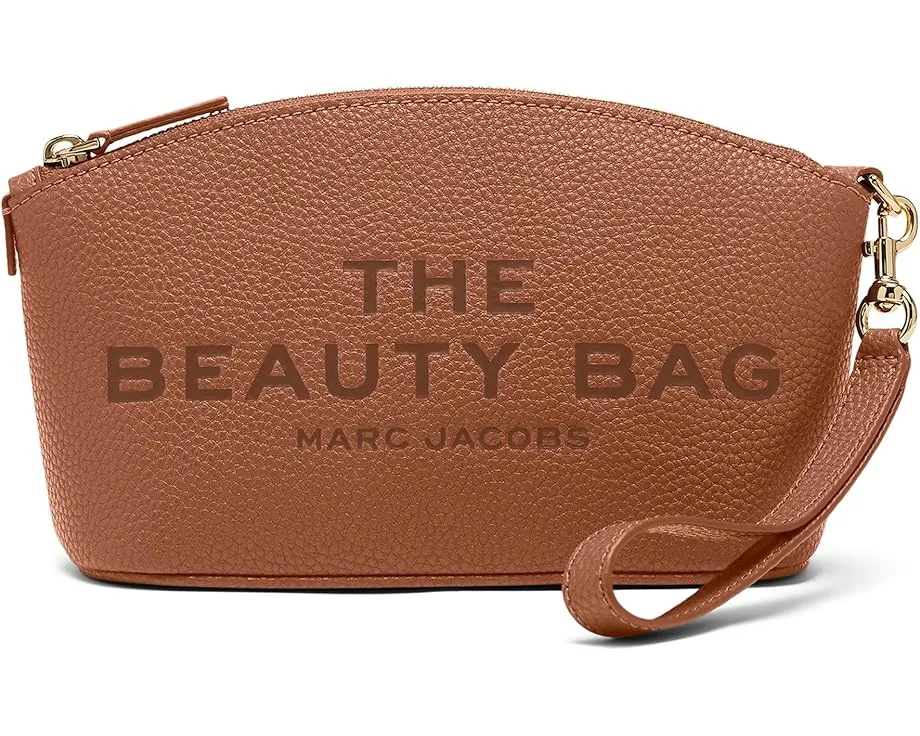 Косметичка Marc Jacobs The Leather Beauty Bag из кожи на молнии