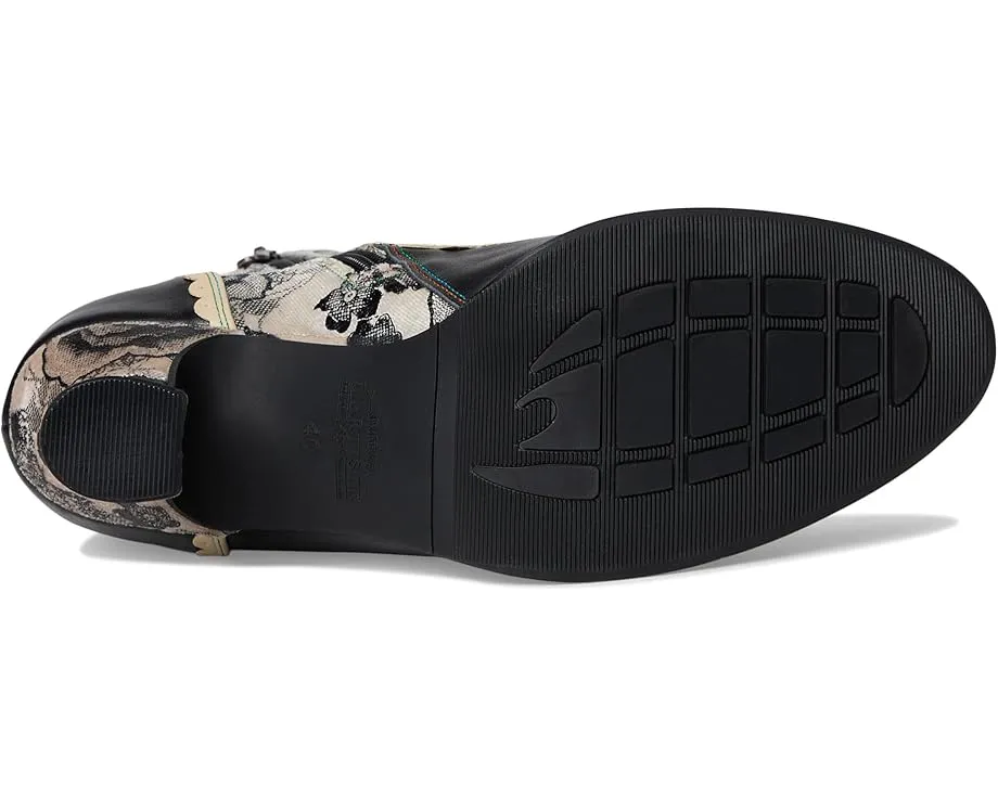 Ботинки Bewitch-Print с цветочным принтом и каблуком 7 см