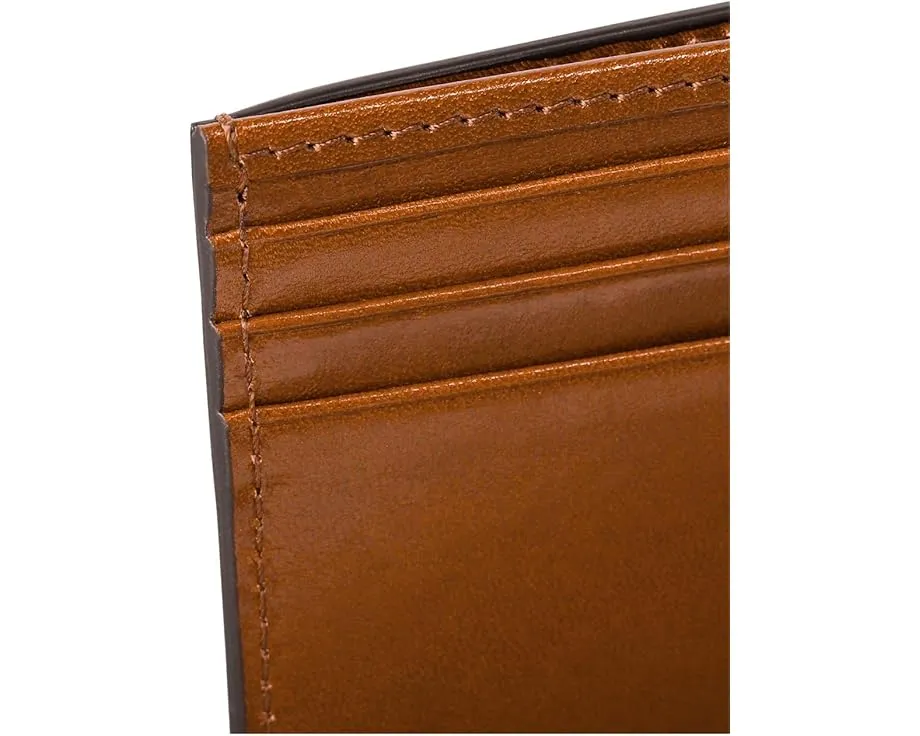 Bosca Roma Italia компактный кожаный кошелек-бифолд