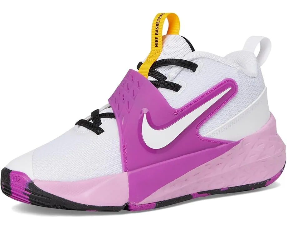 Баскетбольные кроссовки Nike Kids Team Hustle D 12 с эластичными шнурками