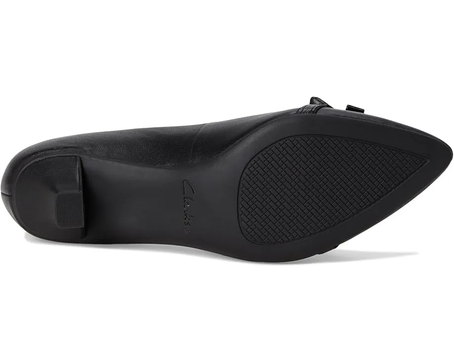 Туфли Clarks Kepley Holly с бантиком и котячьим каблуком