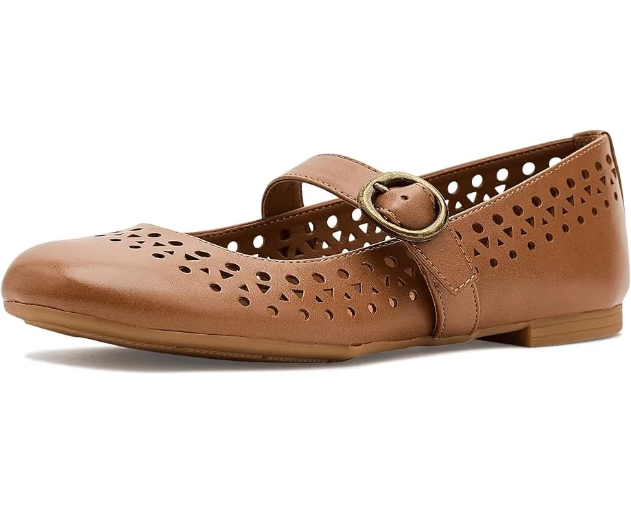 Балетки Tiara в стиле Mary Jane с перфорацией от EuroSoft