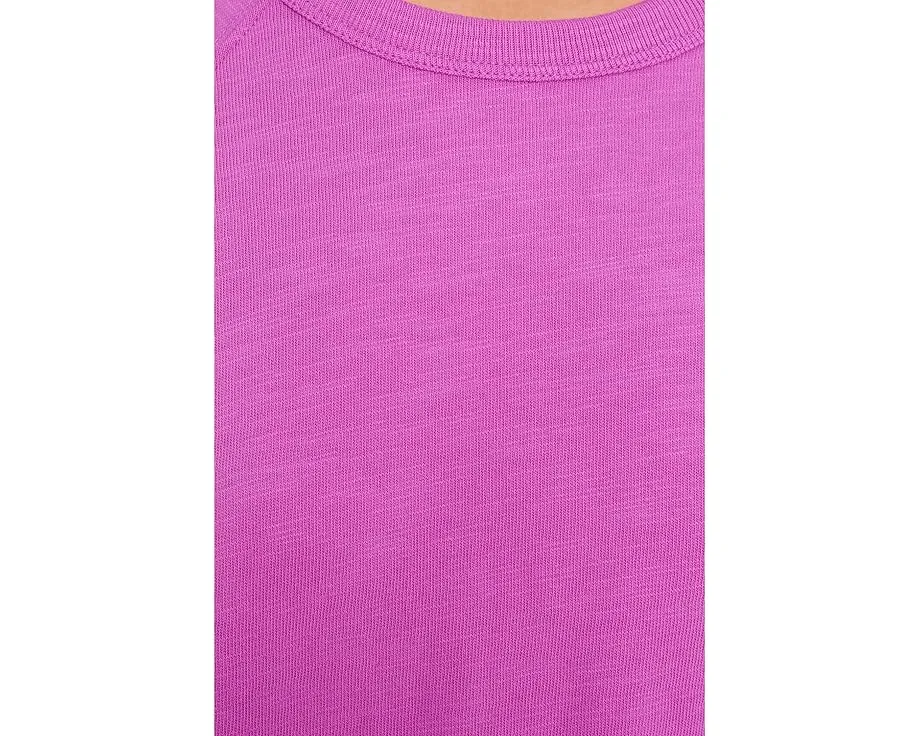 Футболка Lilla P Vintage Sweatshirt Tee из хлопкового велюра с регланными рукавами