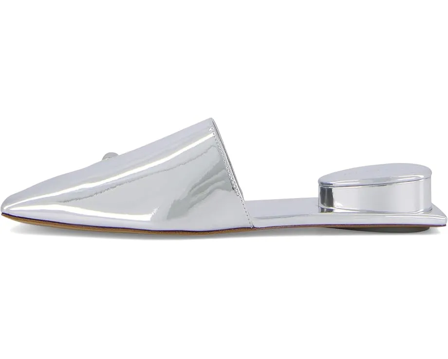 Мюли Pierced с кожаным верхом и металлическим кольцом на носке Tory Burch