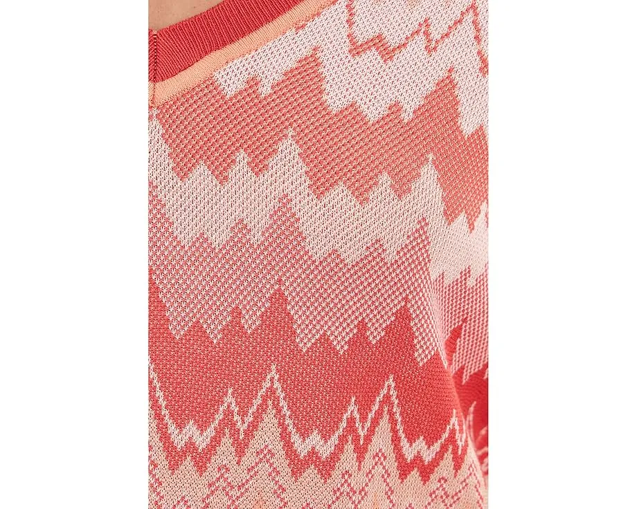 Свитер Liverpool Los Angeles с V-образным вырезом и рукавом три четверти