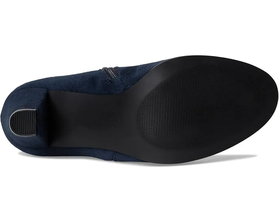 Ботильоны Sanzi Bootie из искусственной замши с двумя молниями и квадратным каблуком