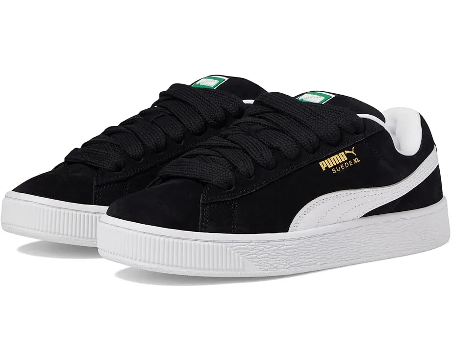 Кроссовки Puma Suede XL из замши и кожи с контрастной шнуровкой в уличном стиле