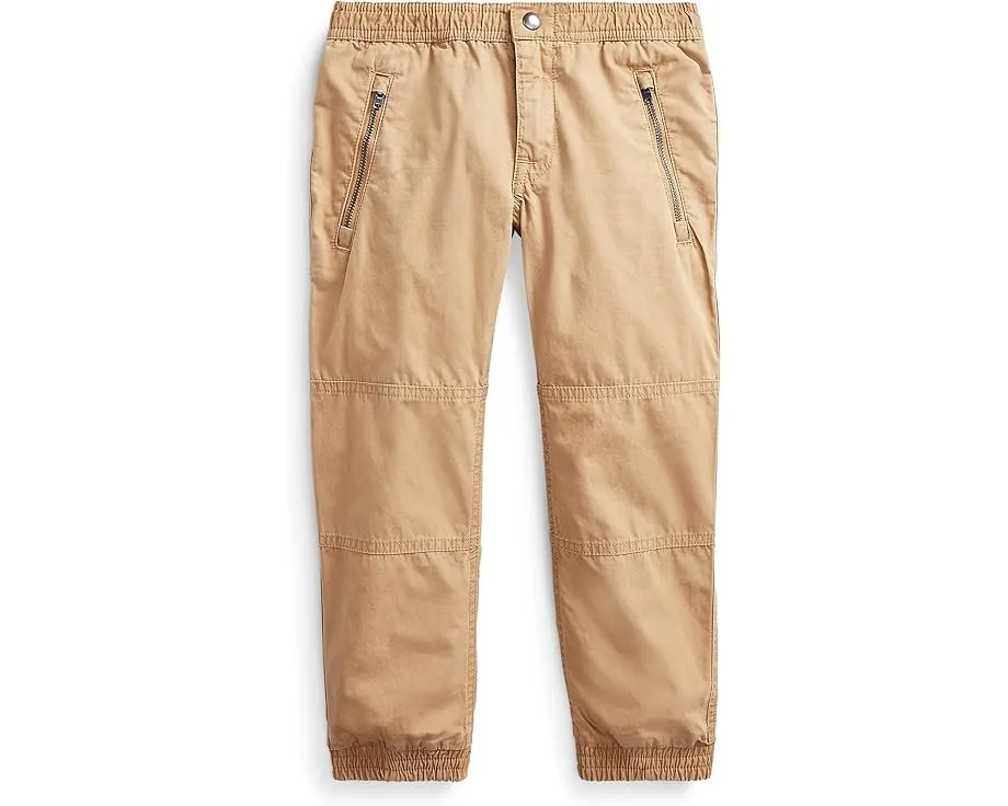 Джоггеры Polo Ralph Lauren Kids из хлопкового поплина для младших детей на шнурке