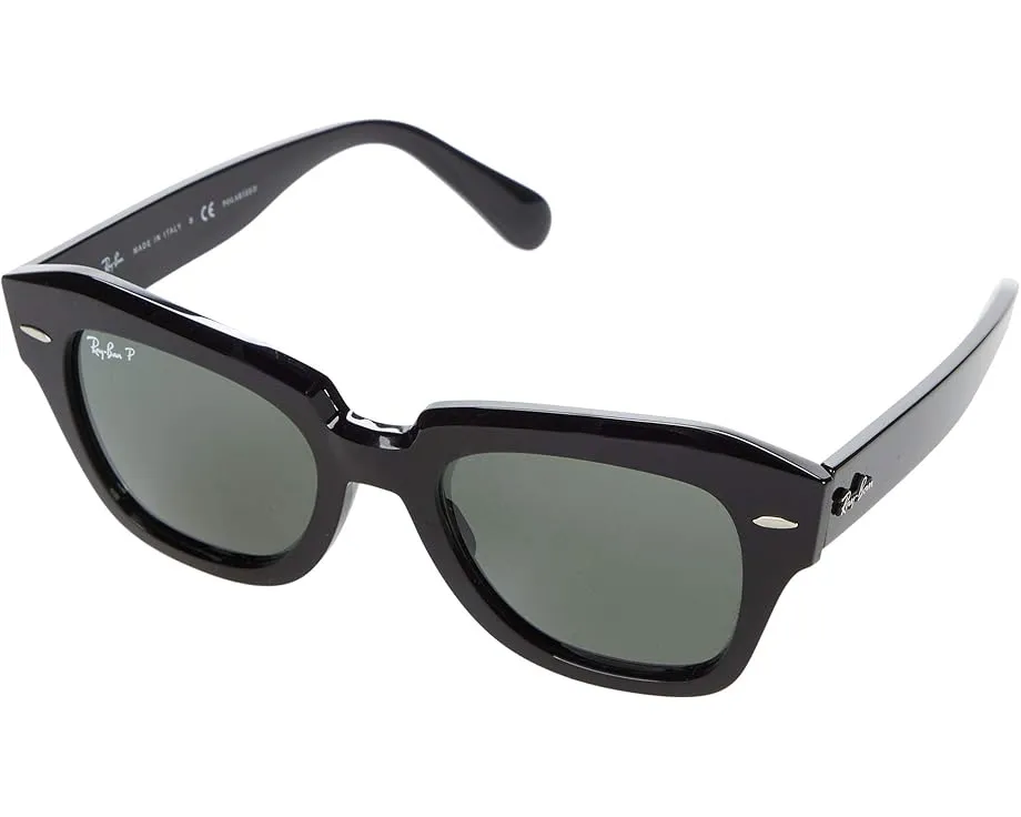 Солнцезащитные очки Ray-Ban 0RB2186 State Street с квадратной оправой из ацетата