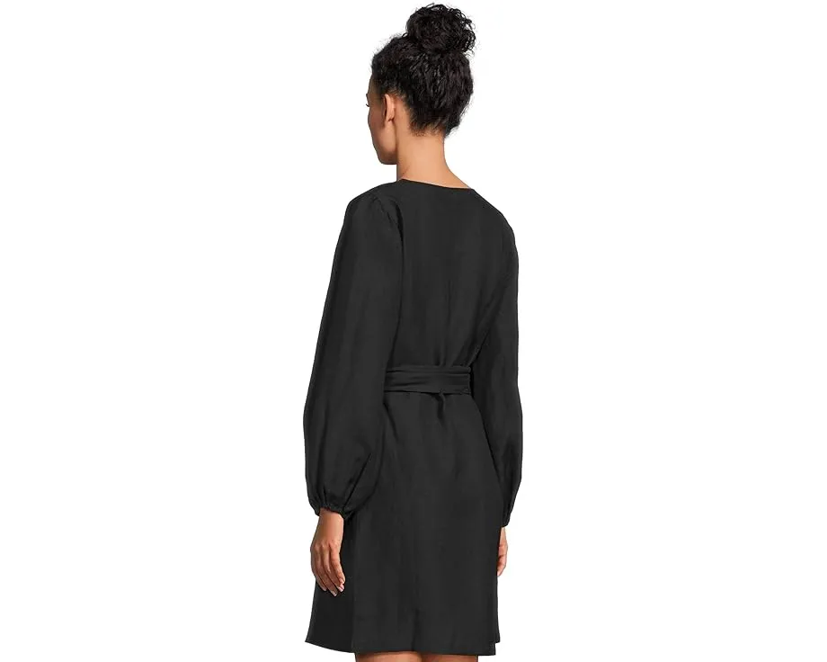 Платье Tommy Bahama Stamped Lucia Wrap с длинными рукавами и запахом