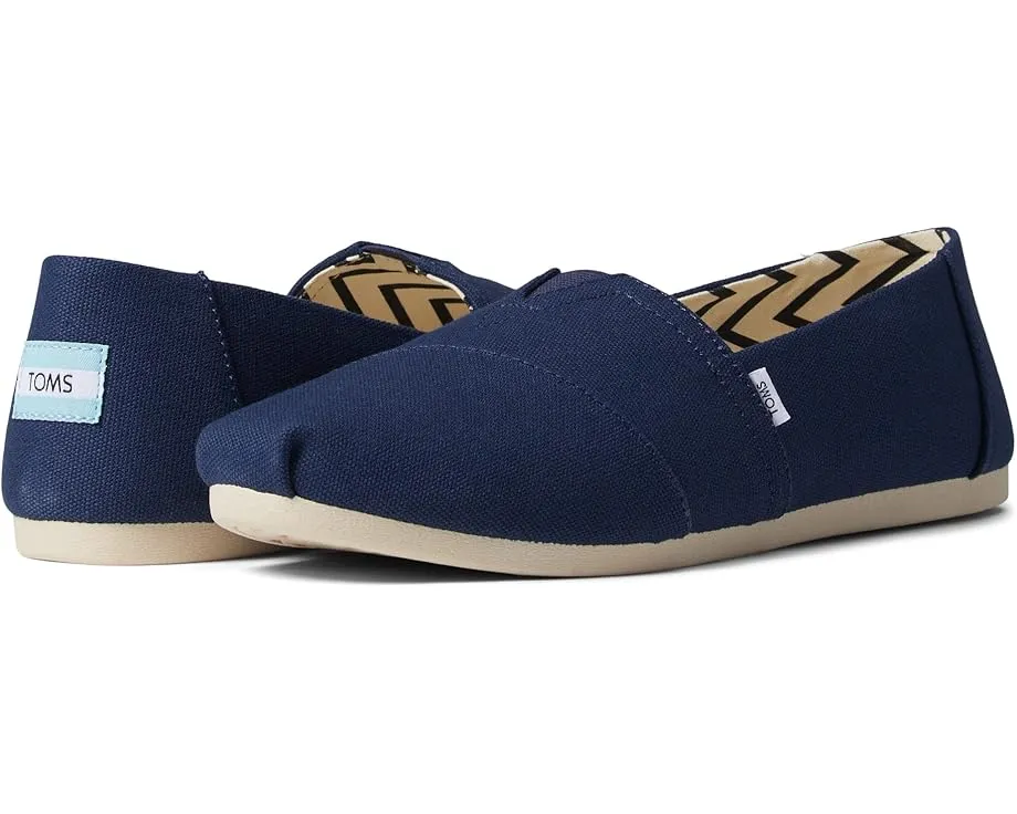 Классические альпаргаты TOMS с текстильным верхом и резиновой подошвой