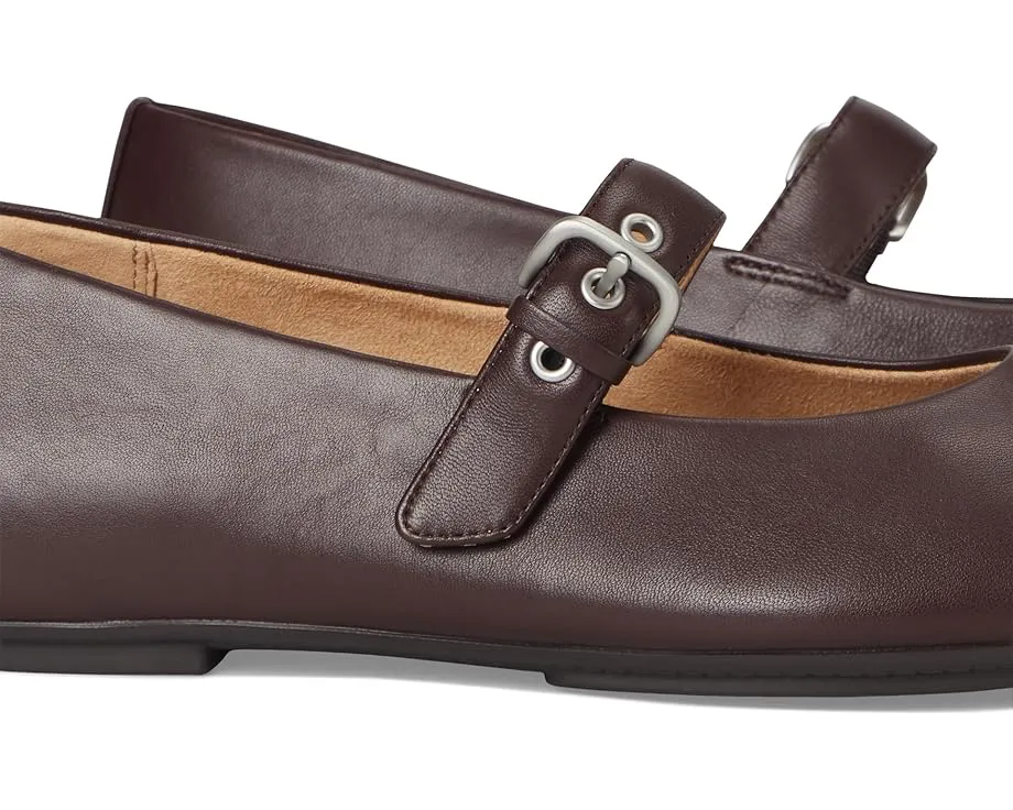 Туфли-марджи FitFlop Delicato из мягкой кожи наппа с пряжкой