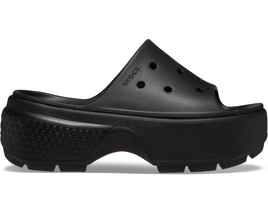 Crocs Сандалии Stomp Slide с массивной подошвой и открытым носком