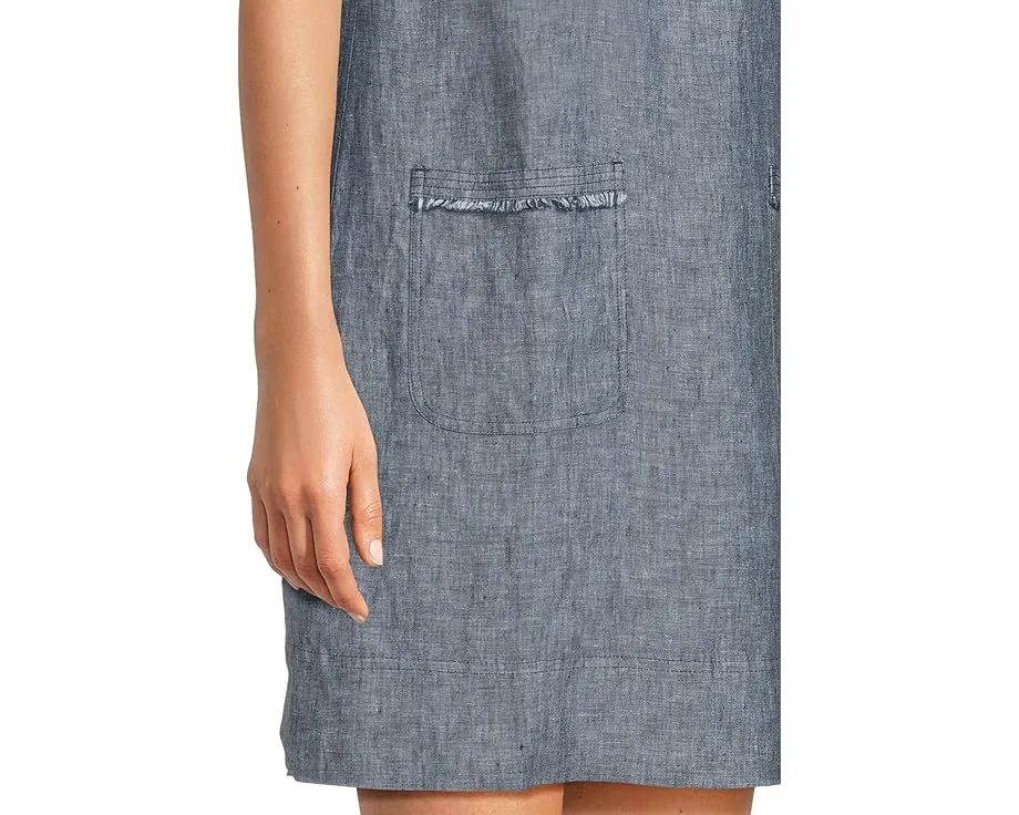 Платье Tommy Bahama с накладными карманами и отделкой raw edge