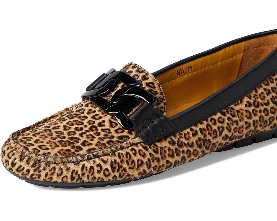 Лоферы Vaneli Aiker из мягкой кожи с цепным декором