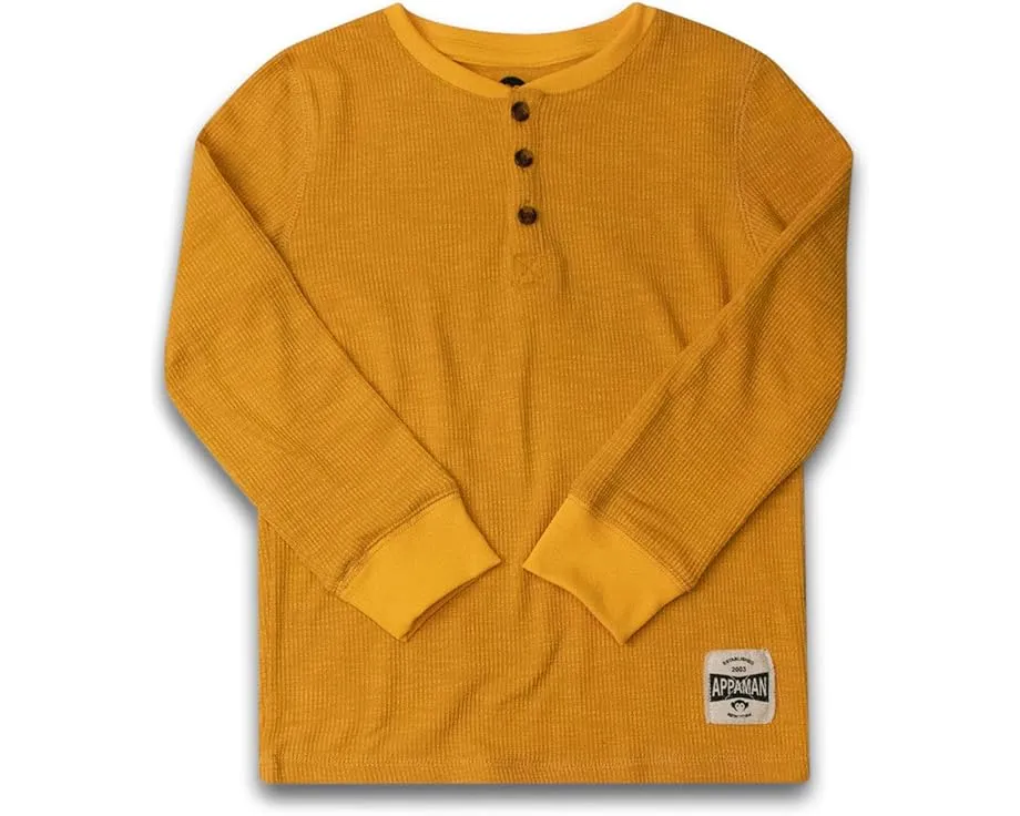 Термобелье Appaman Kids Craftsman Henley с длинными рукавами