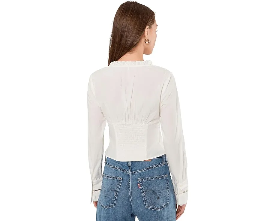 Блуза Free People Frankie Corset с длинным рукавом и завышенной талией