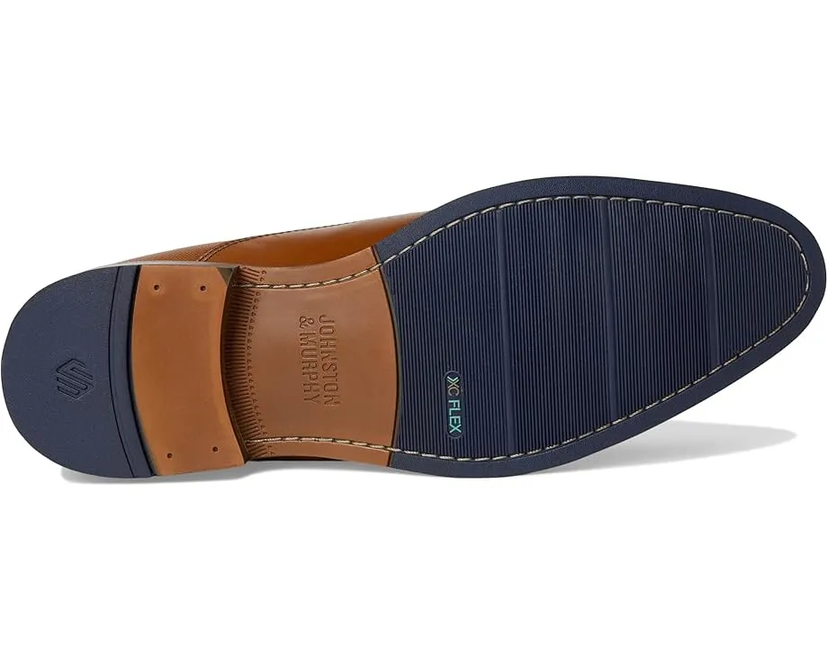 Johnston & Murphy Landry Embossed Plain Toe с тиснением и конструкцией XC Flex