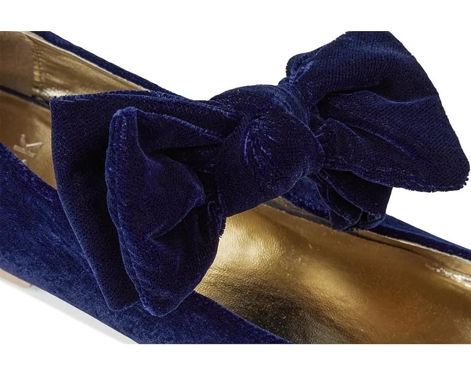 Детские балетки Janie and Jack с бантом и регулируемой пряжкой на щиколотке