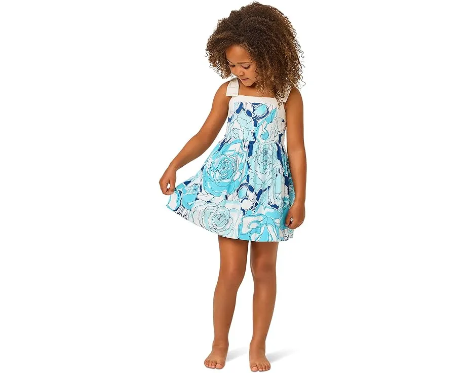 Детское платье Mini Cheri с цветочным принтом и бантом Lilly Pulitzer Kids