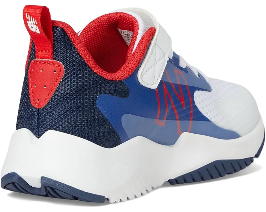 Детские кроссовки New Balance Kids Rave Run v2 с эластичными шнурками и верхней липучкой
