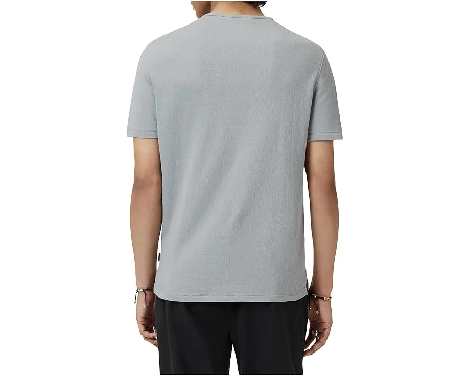 Футболка John Varvatos Stanley Crew с коротким рукавом и фактурной строчкой