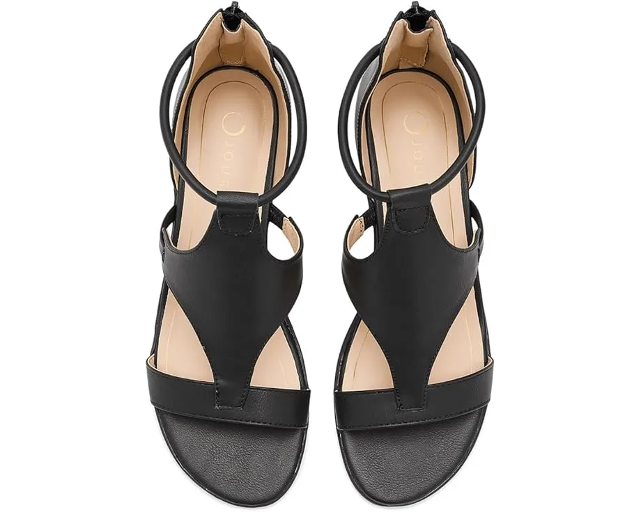 Босоножки Trayle на платформе и клине из веганской кожи с ремешками