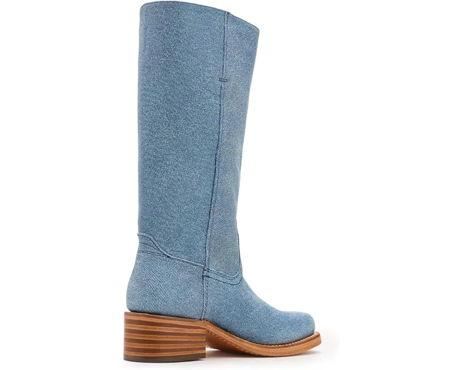 Сапоги Frye Campus 14L из крафтовой кожи с кожаной подошвой и каблуком