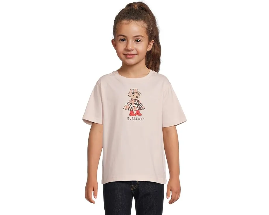 Футболка Cedar Teddy Cape от Burberry Kids с резинкой на горловине