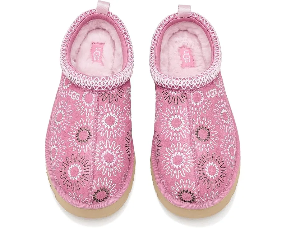 Детские тапочки UGG Kids Tazz Sun Stitch с вышивкой