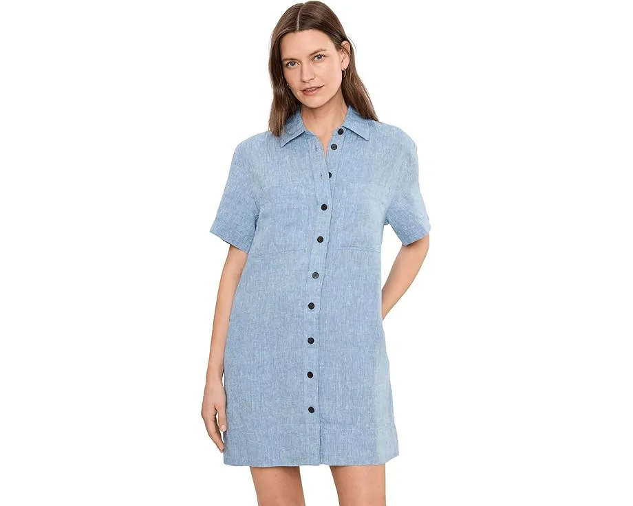Платье-рубашка Relaxed Mini Madewell из 100% льна