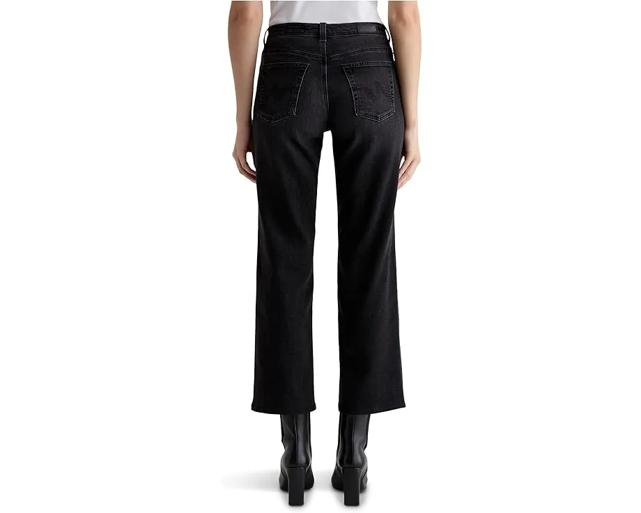 Прямые джинсы AG Jeans Brinley со средней посадкой в цвете Nebula