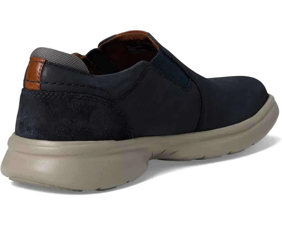 Мокасины Clarks Bradley Ease из нубука с эластичной вставкой
