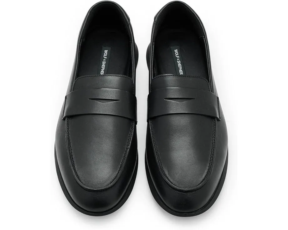 Лоферы Wolf & Shepherd Coast из замши с круглым носком и кожаной подошвой