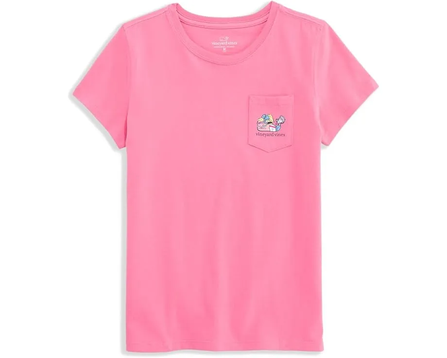 Футболка Vineyard Vines Kids с короткими рукавами и карманом