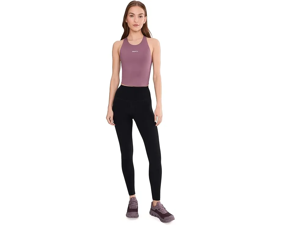 Топ Craft Hypervent Cropped Pocket Singlet для бега с перфорацией
