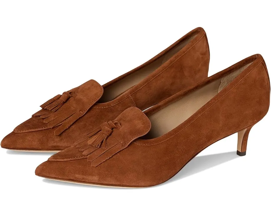 LAUREN Ralph Lauren Лодочки Adrienne из замши с декоративной накладкой