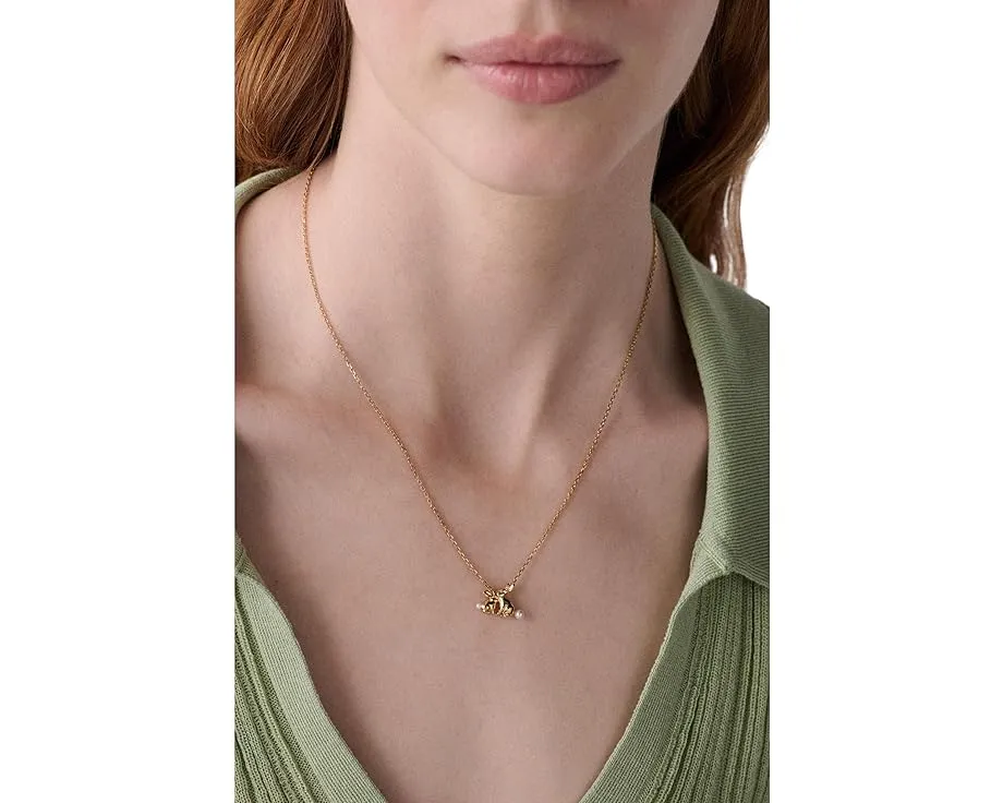 Подвеска Love You, Mom Bunny Pendant от Kate Spade New York с зайчиком