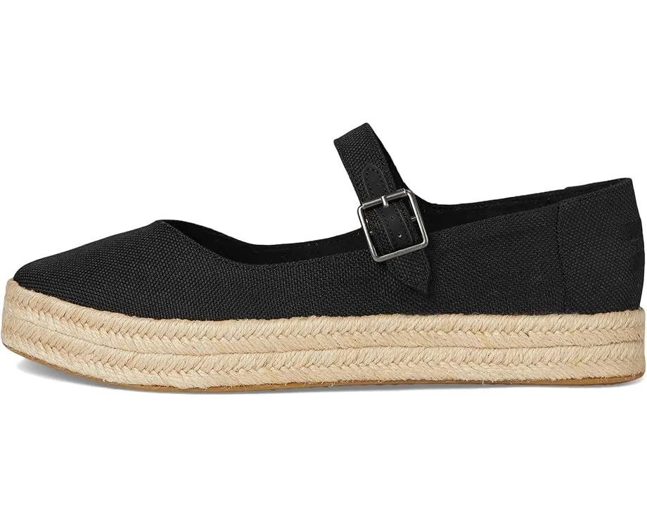 Эспадрильи TOMS Carolina Mary Jane на платформе с ремешком и пряжкой